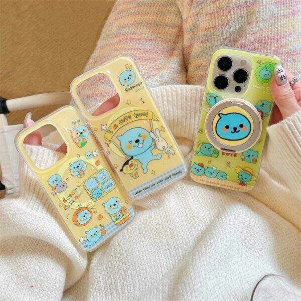 Cute cartoon orange apple phone case - Image 2
