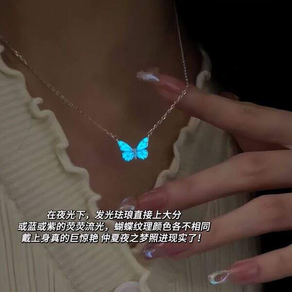 Luminous Butterfly Necklace - Image 2
