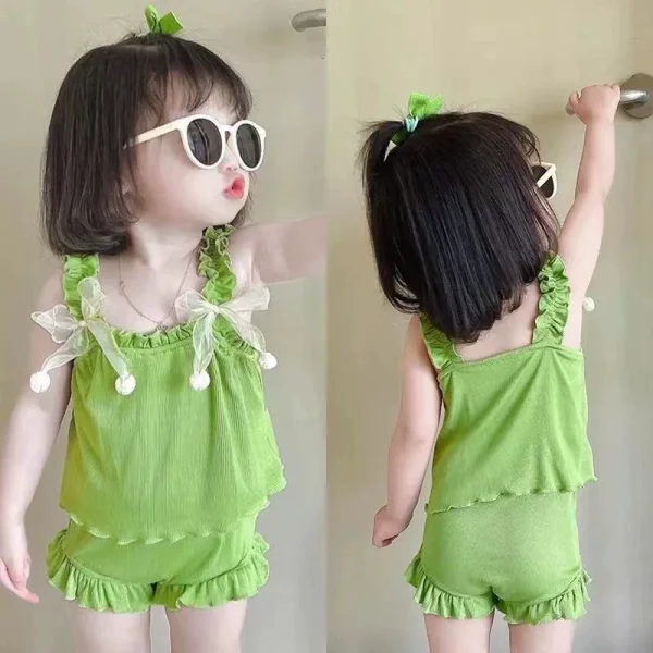 Korean version girls' tight fitting dress - Image 1