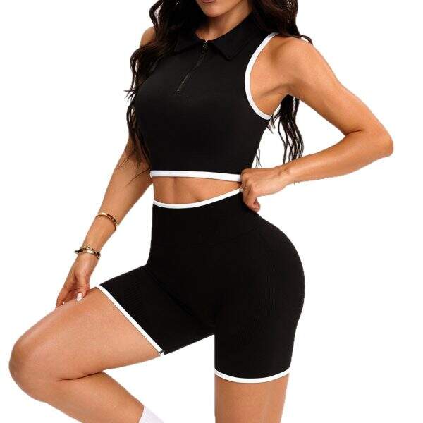 Polo collar sports vest - Image 2