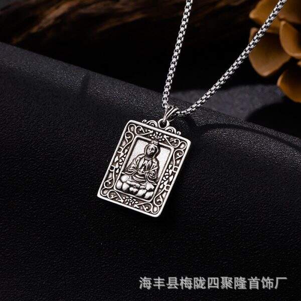 Copper Guanyin pendant necklace - Image 4