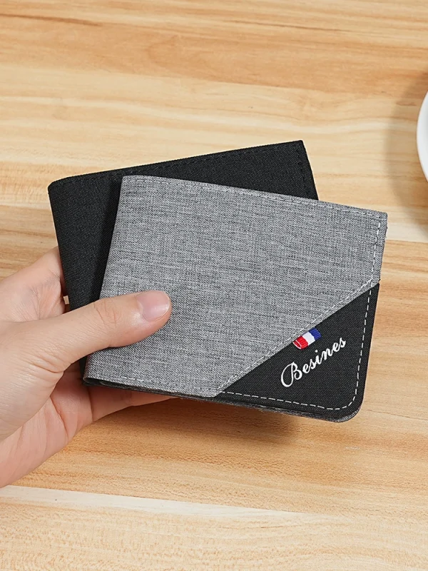 New men's double fold wallet - Image 3