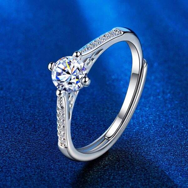 One carat Mozambique diamond ring - Image 4